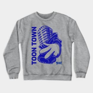 Saskatoon Street blend of blue Graffiti Stencil Crewneck Sweatshirt